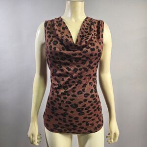 Michael stars medium sleeveless leopard too